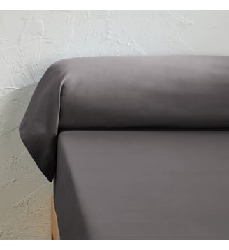 Taie de traversin unie percale coton bio Scenario La Redoute Interieurs