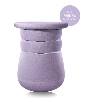 Tabouret modulaire - Stapelstein - Violet