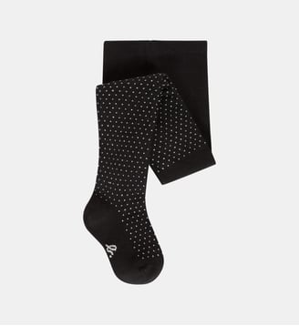 collants noir à pois - Agnès b. - Noir