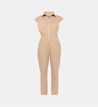 Combinaison saharienne sans manches - Schott - Beige
