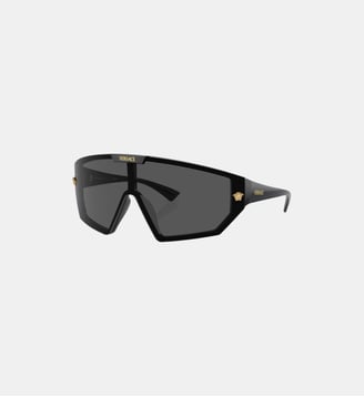 Lunettes de soleil Irrégulier VE4461 - Versace - Gris foncé