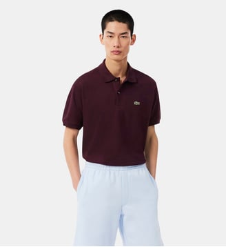 Polo droit coton piqué L.12.12 - Lacoste - Marron oxalis