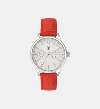 Montre Augustine Argenté, Blanc XC4021XW\20 - Louis Pion - Argenté