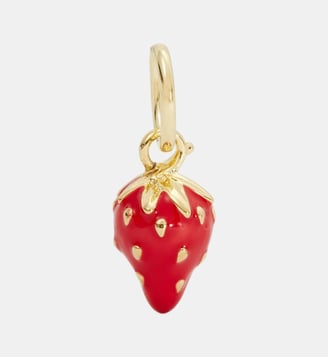 Pendentif fraise, Sensualité et Gourmandise - Les Néréides - Rouge