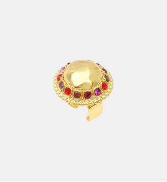 Bague medium ajustable   - Gloria - Satellite - Rouge