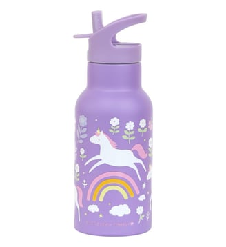 Gourde isotherme LICORNE - A Little Lovely Company - Violet