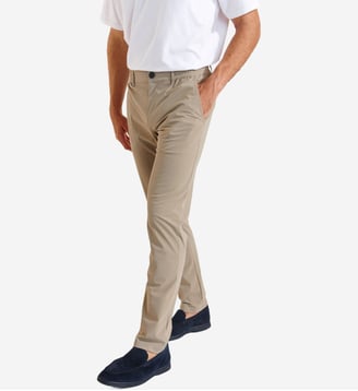 Pantalon ajusté Serge Lescada stretch recyclé-Gris clair-S - Cala 1789 - Gris clair