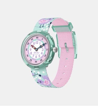 Montre Pattern paradise Rose, Blanc FBNP249 - Flik Flak - Vert