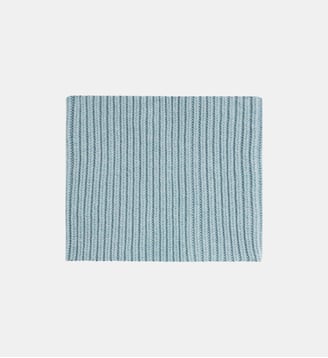 Snood en cachemire - Bompard - Bleu glacier