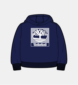 Sweat-shirt à capuche - Timberland - Bleu de chine