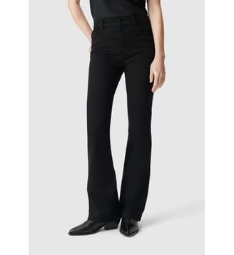 Jean flare taille haute Waterless JODIE - Ikks - Noir