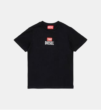 T-shirt avec logo - Diesel Kids - Noir