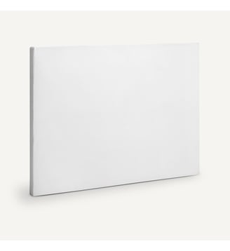 Tête de lit à housser pin massif H120 cm - AM.PM - Blanc écru
