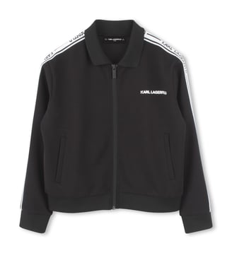 Cardigan zippé à poches Karl Lagerfeld Kids