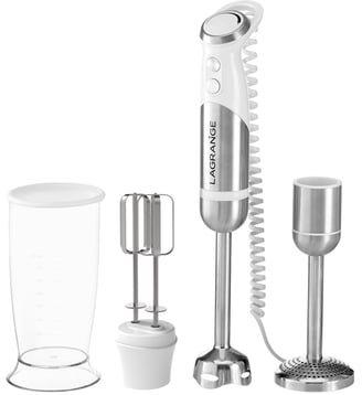 Mixeur Mix Pro+Verre Doseur+Batteur+PresseP 619 - Lagrange - Blanc
