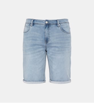 Short en jean - Schott - Bleu