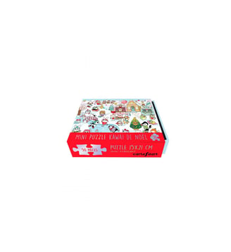 Boîte Mini Puzzle Noël Kawaï Cartesdart