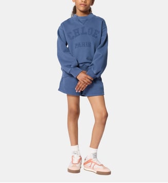 Short en molleton - Chloe Kids - Glacier delave