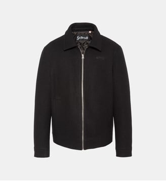 Blouson casual en laine mélangée Schott