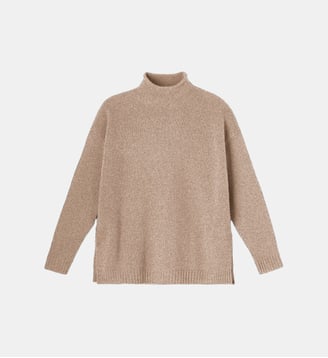 Pull ample en cachemire - Bompard - Beige moyen