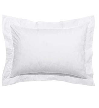 Taie d'oreiller Palacio 100% coton - Le Jacquard Francais - Blanc