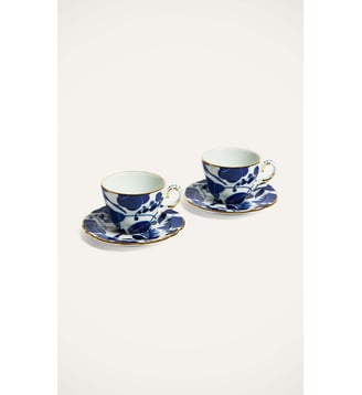 Tasse à Thé Mama Wildbird (Set de 2) - La DoubleJ - Bleu