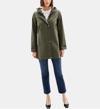 Manteau gvenard - Motif uni - Caroll - Vert kaki