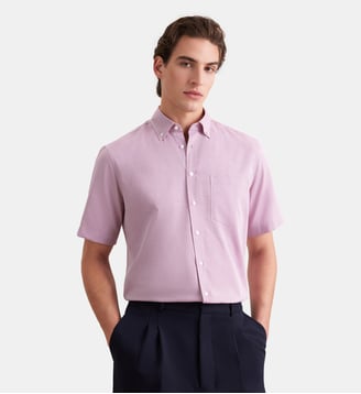 Chemise d'affaires 1/2 Regular Col boutonné - Seidensticker - Rose