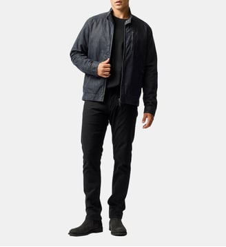 Blouson droit en coton hydrofuge The Jack - Rodd & Gunn - Marine
