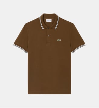 Polo L.12.12 regular fit liserés - Lacoste - Marron
