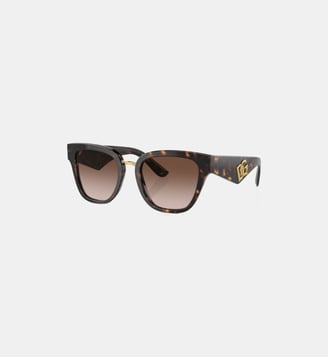Lunettes de soleil Papillon DG4437 - Dolce & Gabbana - Havane