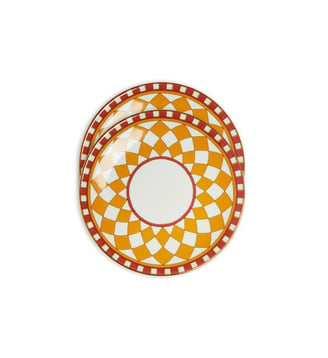 Petites Assiettes Apollo (Set de 2) - La DoubleJ - Jaune