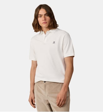 Polo Coupe Regular À Manches Courtes Avec Logo - Hackett London - Off white