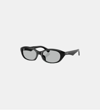 Lunettes de soleil Ovale BE4447D - Burberry - Noir