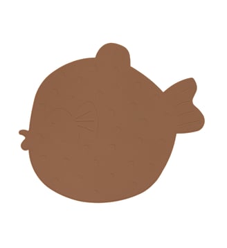 Sets de table en silicone Mini - OYOY - Brun
