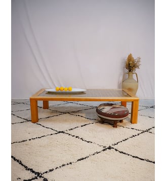 Table basse en bois Donna N°779- Produit chiné - Debongout - Bois clair