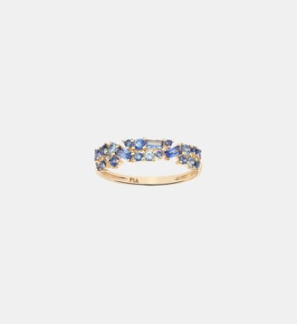 Bague Ophélie Bleue Or Jaune PIAPARIS