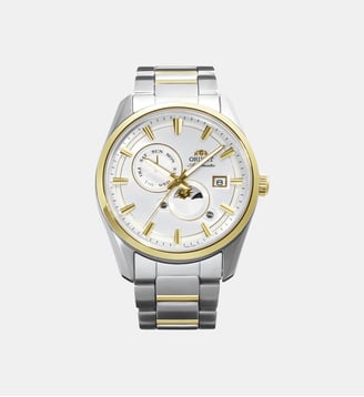 Montre automatique Stretto Blanc RA-AK0312S30B - Orient - Argenté