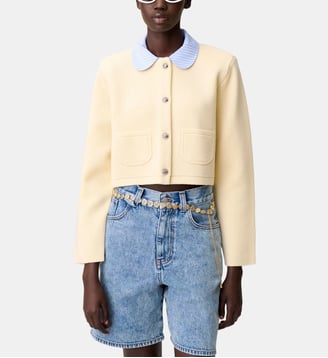 Cardigan maille - Claudie Pierlot - Écru