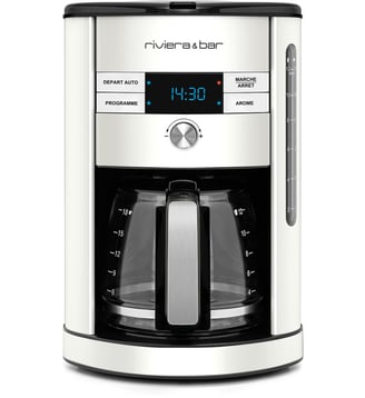Cafetière programmable BCF551 - Riviera & Bar - Blanc