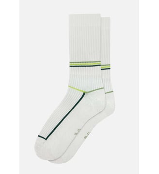 Chaussettes de sport mi-hautes - Le Slip Francais - Blanc