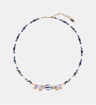 Collier perles et pampilles YUMI - Hipanema - Indigo