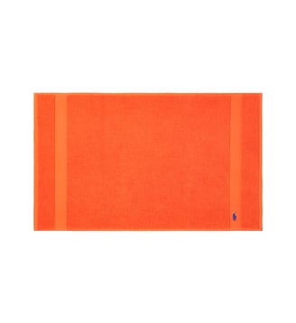 Tapis de bain  en coton - Ralph Lauren Home - Orange
