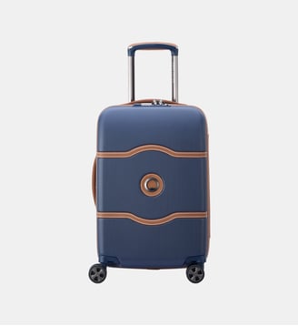 Valise Trolley Cabine 4R 55 cm - Delsey Paris - Bleu foncé
