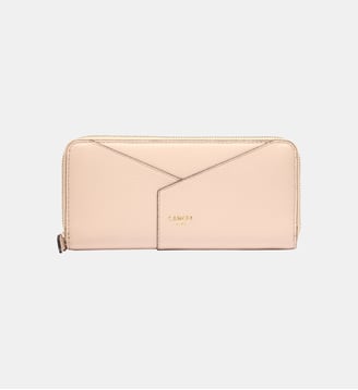 Compagnon Enveloppe en cuir  - Lancel - Beige