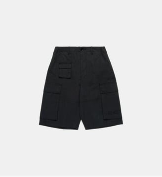 Short cargo portant le Numeric logo - MM6 Maison Margiela - Noir