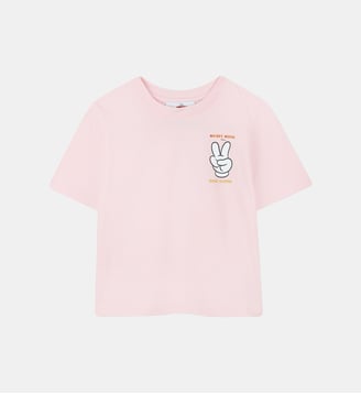 T-shirt en jersey de coton - Marc Jacobs Kids - Rosée