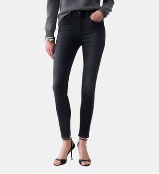 Jean skinny avec applications - Liu Jo - Denim noir