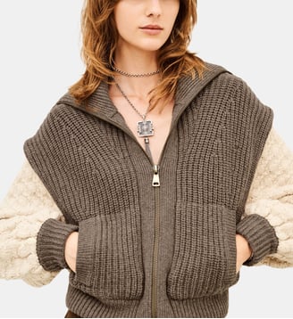Cardigan Essen - Ba&sh - Chamois