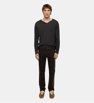 Pantalon Steeve Velours - Zadig&Voltaire - Marron dark chocolate